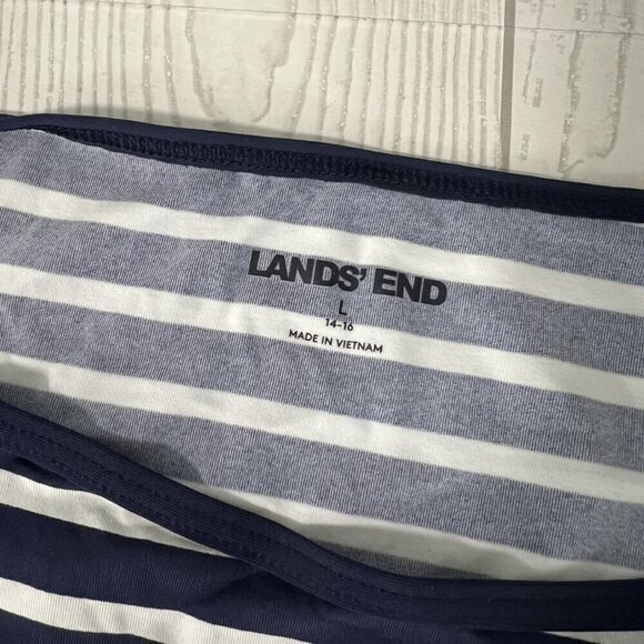 Lands End Striped Performance Top - Picture 2 of 8